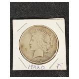 1922-D Peace Silver Dollar Coin