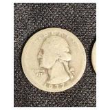 1937 and 1938 Washington Quarters