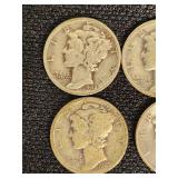 Mercury Dimes 1927, 1936, 1942, 1943