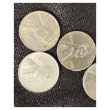 Lot of Lincoln Wheat Pennies from the 1940s and 1950s