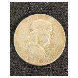 1951 Franklin Half Dollar Coin