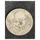 1959 Franklin Half Dollar Coin