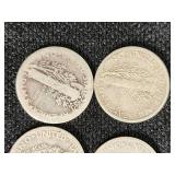 Mercury Dimes 1928, 1939, 1943, 1944 Silver Coins
