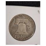 1953-D Franklin Half Dollar Coin