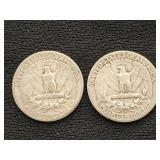 1953 Washington Quarter Dollar Coins