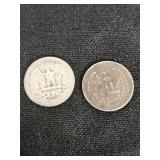 1951 and 1958 U.S. Quarter Coins