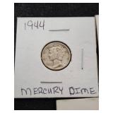 1944 Mercury Dimes Including 1944D and UNC