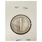 Mercury Dimes including 1939 D, 1936 D, and 1943 D