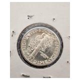 Mercury Dimes including 1939 D, 1936 D, and 1943 D