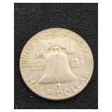 Franklin Half Dollar Coin 1963 - United States Half Dollar