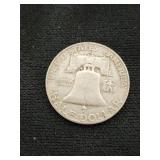 1953 Franklin Half Dollar Coin