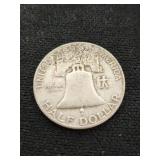 1959 Benjamin Franklin Half Dollar