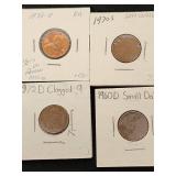 Lot of Lincoln Pennies Including 1970s Small Date, 1960D Large Date, and 1973-S Off-Center Error Coins