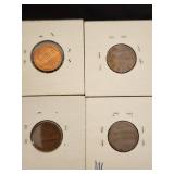 Lot of Lincoln Pennies Including 1970s Small Date, 1960D Large Date, and 1973-S Off-Center Error Coins