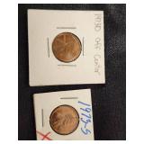 Lot of Lincoln Pennies Including 1970s Small Date, 1960D Large Date, and 1973-S Off-Center Error Coins