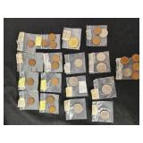 Canadian Coin Collection, Including 1947 and 1970 Pennies, Nickels, Quarters