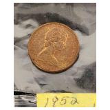 Canadian Coin Collection, Including 1947 and 1970 Pennies, Nickels, Quarters