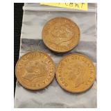 Canadian Coin Collection, Including 1947 and 1970 Pennies, Nickels, Quarters