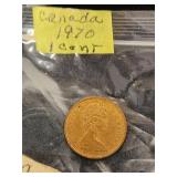 Canadian Coin Collection, Including 1947 and 1970 Pennies, Nickels, Quarters