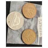 Canadian Coin Collection, Including 1947 and 1970 Pennies, Nickels, Quarters