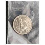 Canadian Coin Collection, Including 1947 and 1970 Pennies, Nickels, Quarters