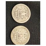 1939 Washington Silver Quarters