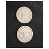 1947 Washington Silver Quarters