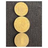 German and Austrian Coins including 1 Pfennig and 50 Groschen