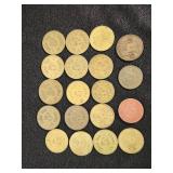Lot of Vintage Trade Tokens and Commemorative Coins
