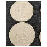 Mexican Coins and Currency Assortment