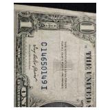 Lot of 3 U.S. Silver Certificate One Dollar Bills Series 1935 and 1957