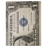 Lot of 3 U.S. Silver Certificate One Dollar Bills Series 1935 and 1957