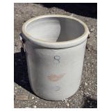 Red Wing 8 Gallon Stoneware Crock with Handles