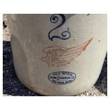 Red Wing Union Stoneware 2 Gallon Crock - Chipped on Rim