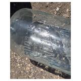 International St. Louis Glass Water Bottle with Spring-Loaded Cap