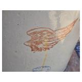 Red Wing Union Stoneware 10 Gallon Crock - 1 Handle, Crack in Bottom