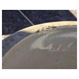 Red Wing Union Stoneware 10 Gallon Crock - 1 Handle, Crack in Bottom