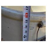 Red Wing Union Stoneware 10 Gallon Crock - 1 Handle, Crack in Bottom