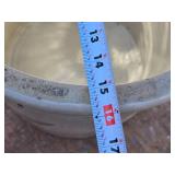 Red Wing Union Stoneware 10 Gallon Crock - 1 Handle, Crack in Bottom