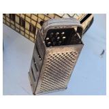 Vintage Bromco Cheese Grater, Flour Sifter, and Tin Box