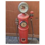 Vintage-Style Gas Pump Clock - Untested