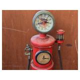 Vintage-Style Gas Pump Clock - Untested