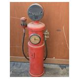 Vintage-Style Gas Pump Clock - Untested