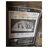 Philco Model 46-1209 Vintage Radio - Seller stated that it lights up