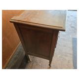 Antique Wooden Dresser with Mirror
