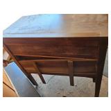 Antique Wooden Dresser with Mirror