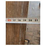 Antique Wooden Dresser with Mirror