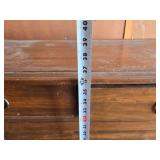 Antique Wooden Dresser with Mirror