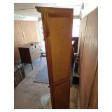 Curio Cabinet with Glass Shelves and Interior Lighting