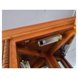 Curio Cabinet with Glass Shelves and Interior Lighting